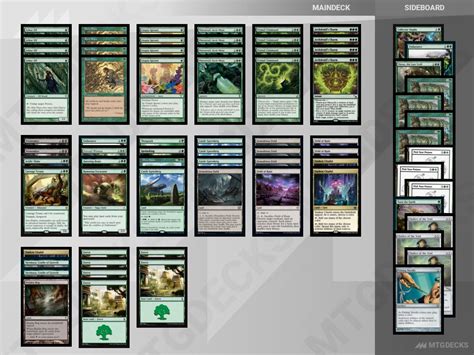 MTG Modern Mono Green Midrange top decks • MTG DECKS