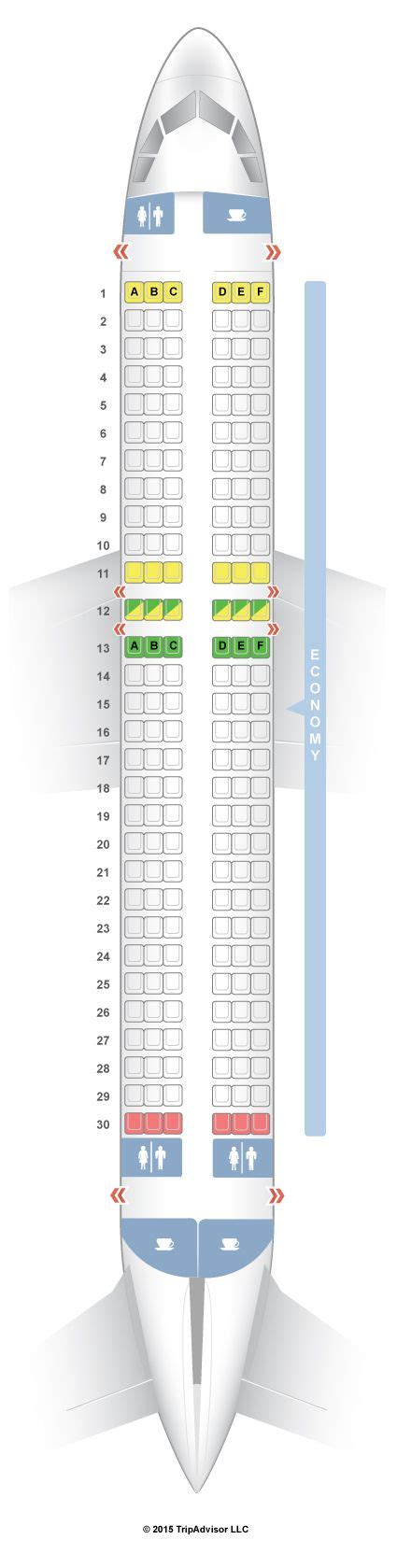 SeatGuru Seat Map IndiGo Airlines Airbus A320 (320) | Airbus, Seatguru, Spirit airlines