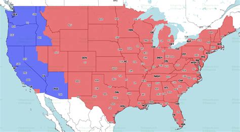 NFL Week 13 coverage map: TV schedule for CBS, Fox regional broadcasts ...