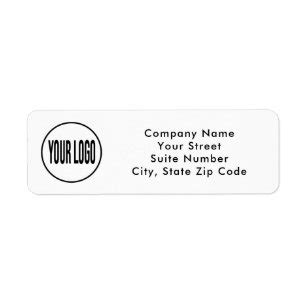 Business Logo Return Address Labels | Zazzle