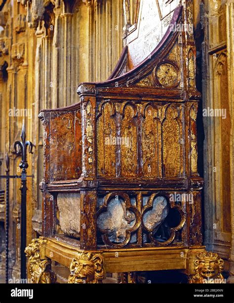 The Stone Of Scone Coronation Chair Westminster Abbey London UK Stock ...