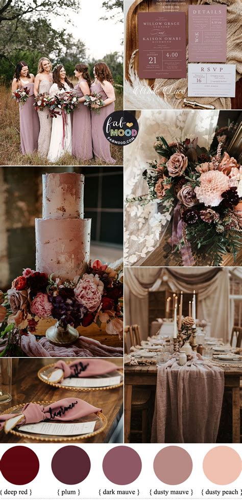 Elegant and Enchanting: Mauve for an Autumn Wedding 1 - Fab Mood | Wedding Color, Haircuts ...