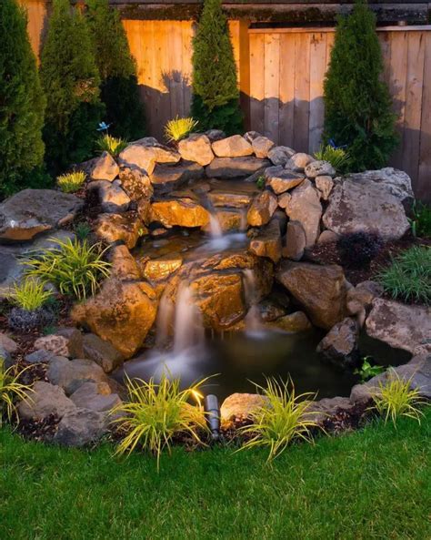 10 DIY Garden Pond Waterfall for Your Back Yard - Talkdecor