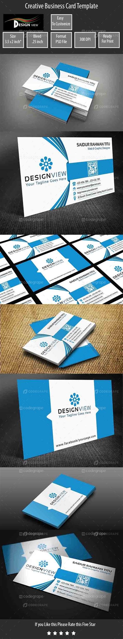 Creative Business Card Template - Prints | CodeGrape