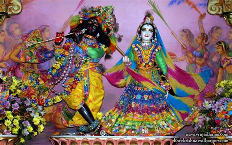 Sri Sri Radha Shyamsundar Wallpaper (026) | View above wallp… | Flickr