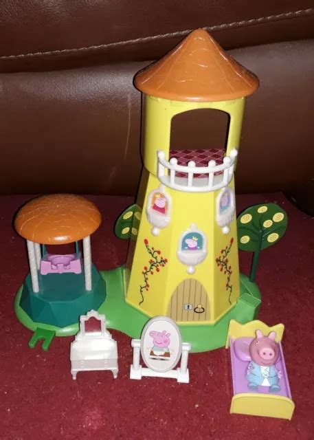 PEPPA PIG PRINCESS Rose Garden And Tower Playset Toddler Toy Bundle & Figures £15.00 - PicClick UK