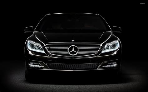 Black Mercedes-Benz in the darkness wallpaper - Car wallpapers - #52170