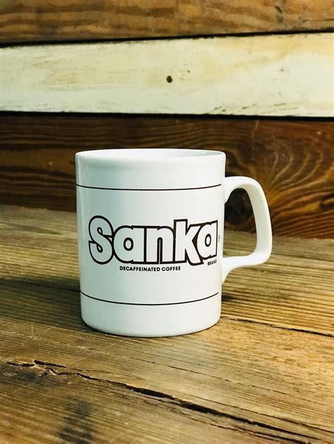 Sanka Brand Decaffeinated Coffee Cup Mug Kiln Craft UK Vintage | Etsy