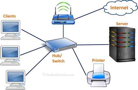 Different types of network- PAN, LAN, MAN, WAN - The Study Genius