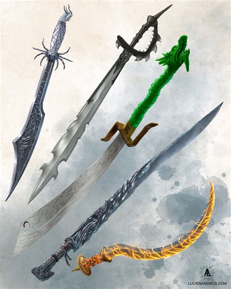 Lucien Anemos - Magic Swords For Fantasy TTRPG