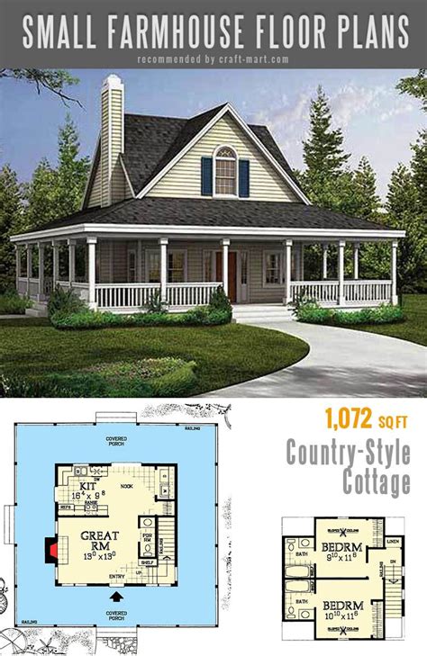 Small farmhouse plans for building a home of your dreams | Modern farmhouse plans, Small ...