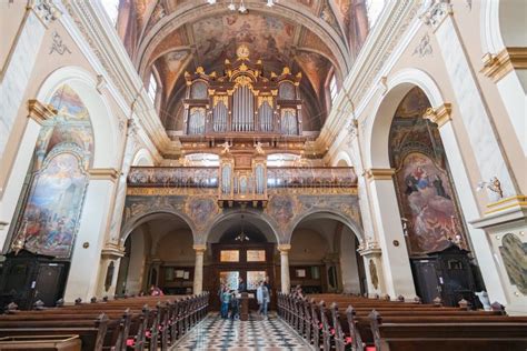 Interior View of the Franciscan Church of the Annunciation Editorial ...