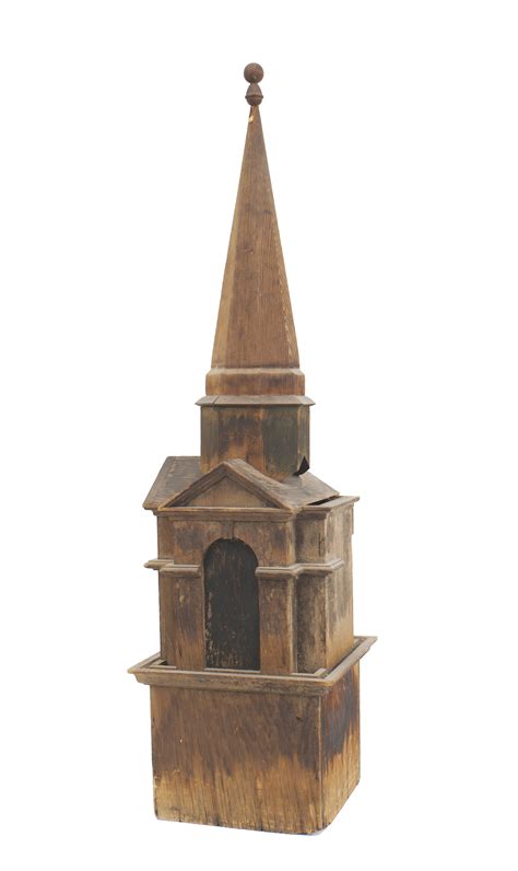 Rustic wooden steeple