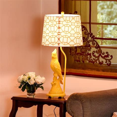 Yellow Cockatoo Table Lamp - TheDecorKart | Table lamp, Lamp, Novelty lamp