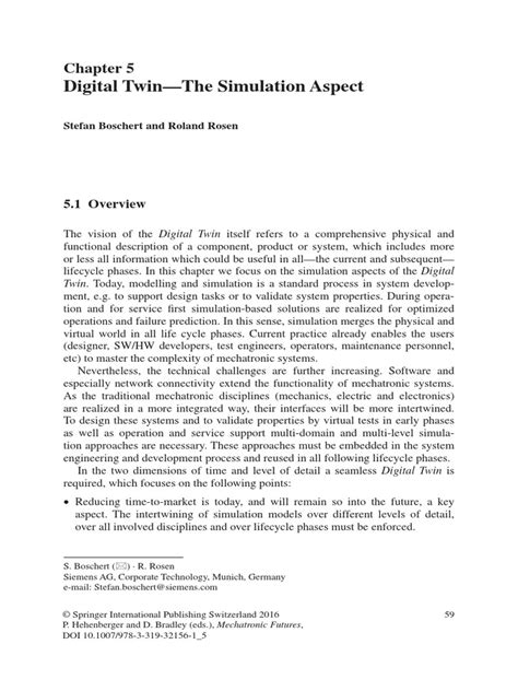 Digital Twin-The Simulation Aspect | PDF | Product Lifecycle | Mechatronics