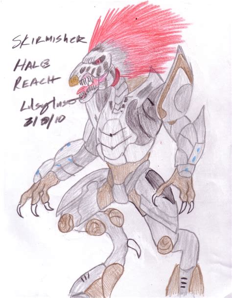 Halo Reach Skirmisher colored by Hellblaze on DeviantArt