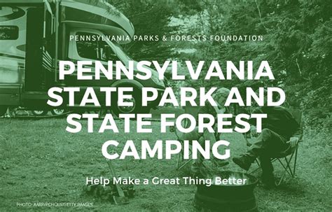 Camping Enhancements | Pennsylvania Parks and Forests Foundation