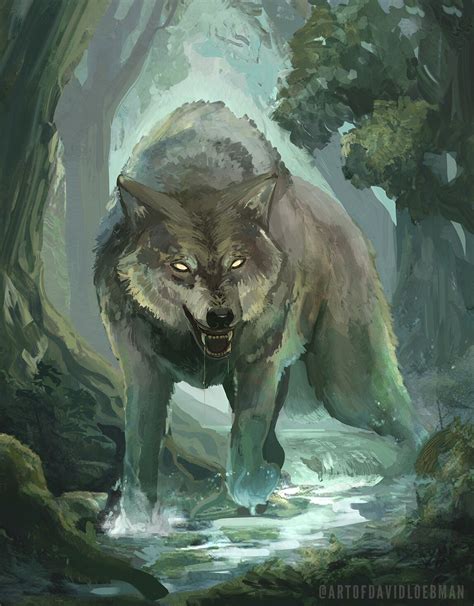 ArtStation - Wolf Token | MtG Fanart