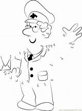 Postman Dot Pat Coloring Pages Worksheets Dots Connect Worksheet  sketch template