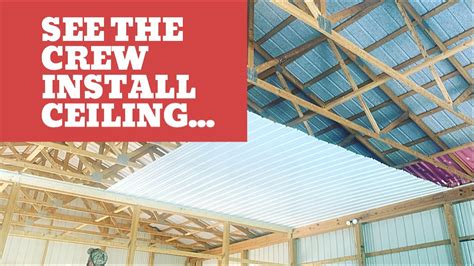 Metal Ceilings For Pole Barns | Shelly Lighting