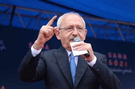 Presidential candidate and Leader of CHP Kemal Kilicdaroglu in Erzincan ...