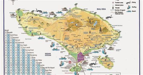 Peta Wisata Bali in 2024 | Bali map, Bali, Peta