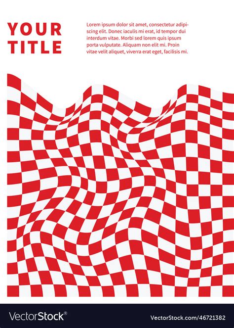 Red and white checkered background Royalty Free Vector Image