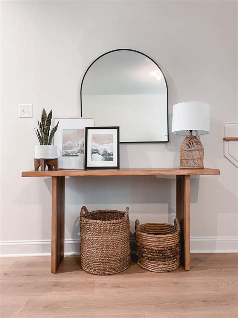 Simple Modern Console Table Decor - By Lauren M