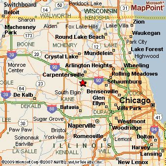 Where is Elgin, Illinois? see area map & more