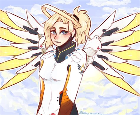 Day #406 12/18/16 Mercy Overwatch Fanart by BuyGoldBYE on DeviantArt