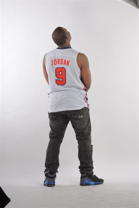 Michael Jordan White #9 USA Throwback Basketball Jersey | The Kloset Shop