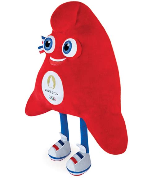 Mascotte officielle Jeux Olympiques Paris 2024 - 35 cm I mascotte JO Paris 2024 - 50 cm