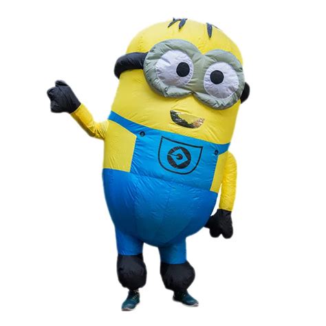 New Minion Inflatable Costume With One Eye or Double Eyes Halloween Cosplay Party Costume Adult ...