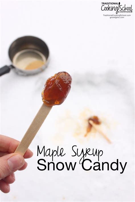 Maple Syrup Snow Candy