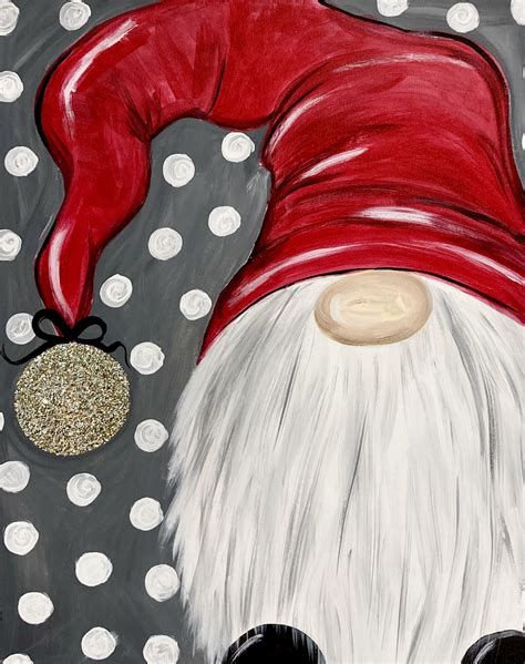 Gnome for the Holidays | Christmas Canvas Art