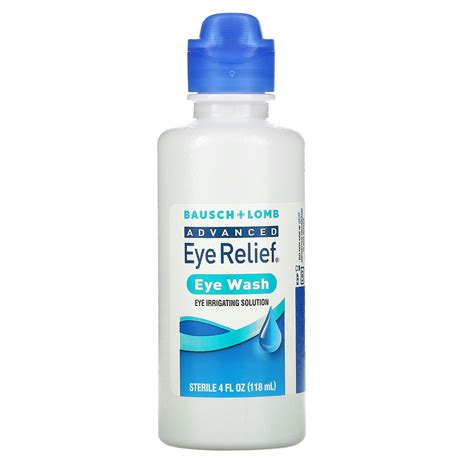 Bausch + Lomb, Advanced Eye Relief, Eye Wash, 4 fl oz (118 ml)