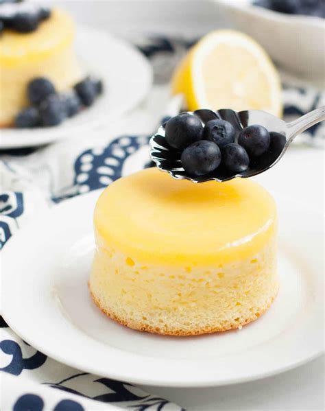 Lemon Souffle Pudding Cakes - The Merchant Baker