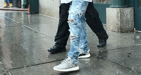 Kanye West Rocks adidas Yeezy 350 Boost Low in NYC | Nice Kicks