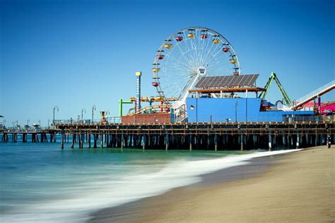 Santa Monica Pier and the Pacific Park | Santa monica pier, Santa ...