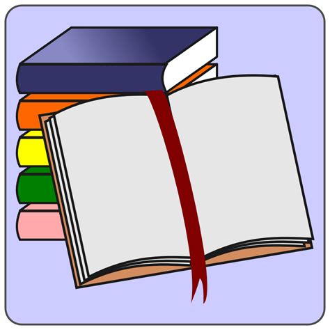 OnlineLabels Clip Art - Books Icon