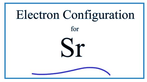 Electron Configuration Of Strontium