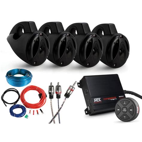 MTX UTV 4 Speaker Package w/ Bluetooth