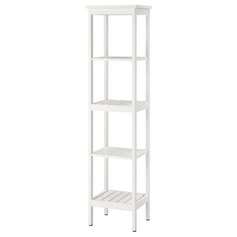 IKEA - HEMNES, Shelf unit, white, The open shelves give a clear overview and easy access ...