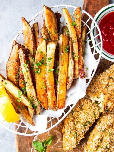 Oven Baked Fish and Chips | Garden in the Kitchen