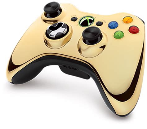 Gold Chrome Xbox 360 Controller Unveiled - Video Games, Walkthroughs ...