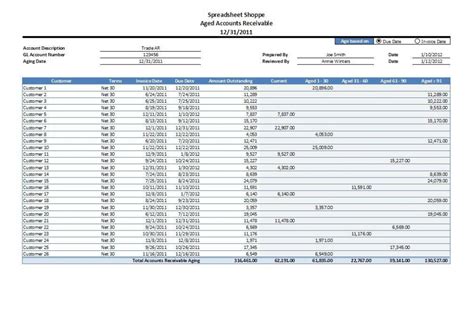 Accounts Receivable Report Template (6) | PROFESSIONAL TEMPLATES | Policy template, Excel ...