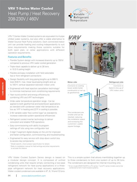 VRV W Series | PDF | Air Conditioning | Electromechanical Engineering