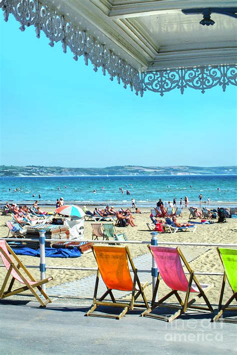 Weymouth Beach Portrait Photograph by Alison Chambers - Pixels