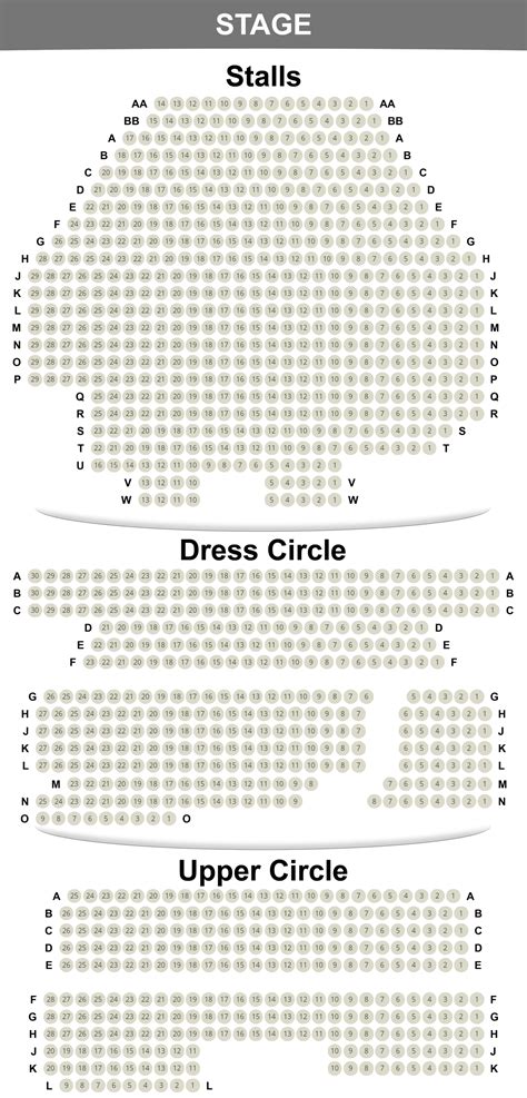 Savoy Theatre Seating Plan