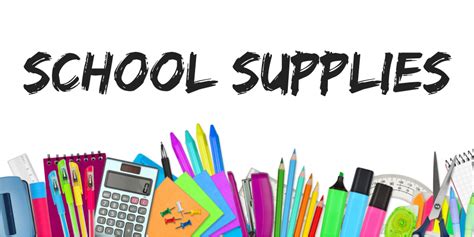 School Supply Lists Overlanders School